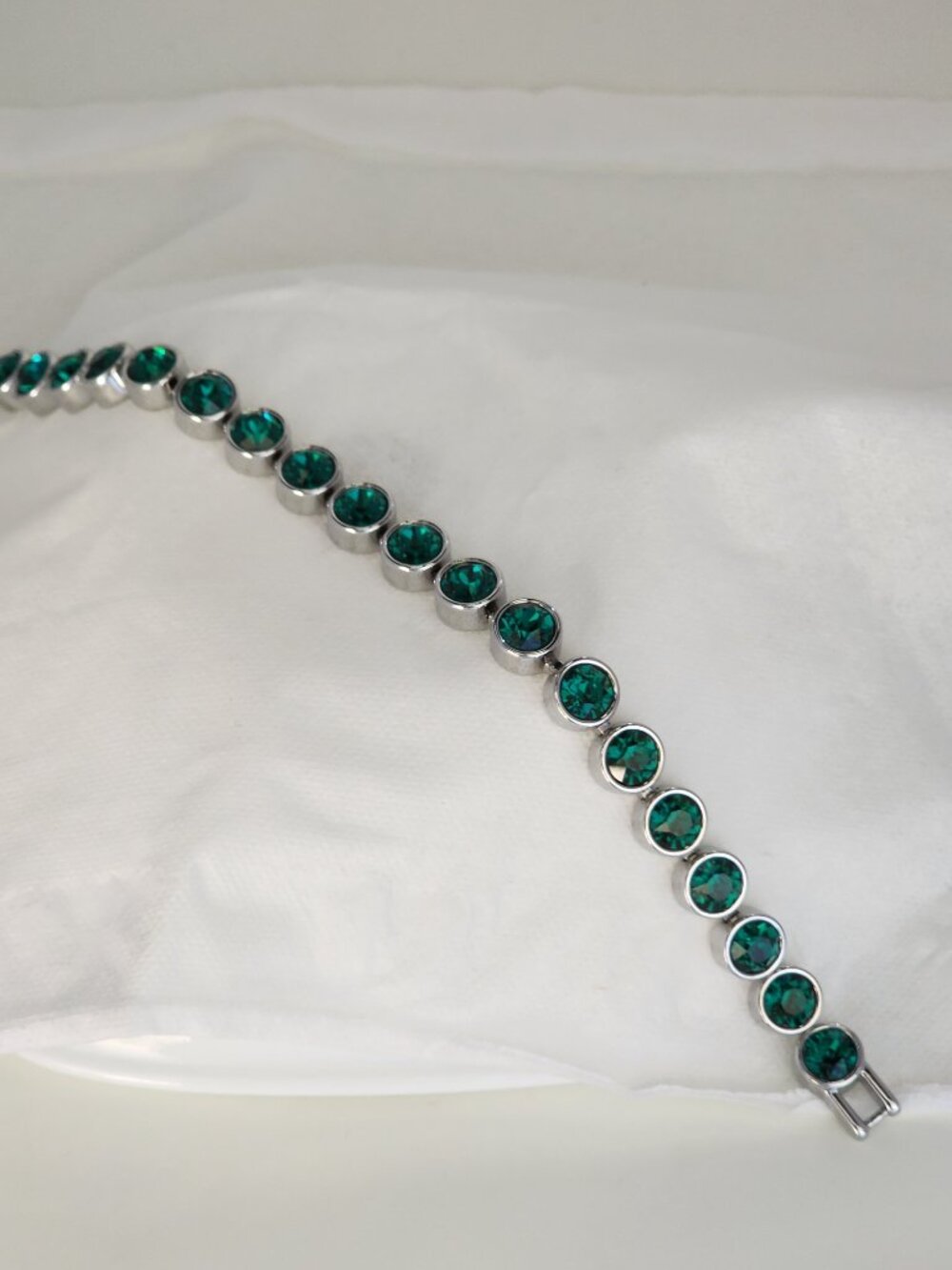 Touchstone Crystal Ice Bracelet Emerald Green